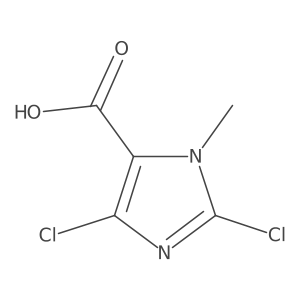 2,4-Dichloro-1-methyl-1H-imidazole-5-carboxylic acid Structure