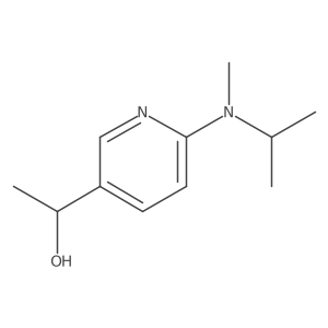 1-(6-[Methyl(propan-2-YL)amino]pyridin-3-YL)ethan-1-OL Structure