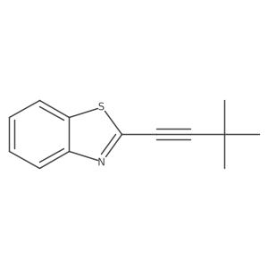 2-(3,3-Dimethylbut-1-yn-1-yl)-1,3-benzothiazole Structure