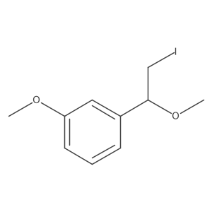1-(2-Iodo-1-methoxyethyl)-3-methoxybenzene Structure