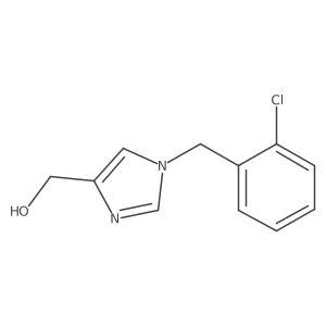 (1-(2-chlorobenzyl)-1H-imidazol-4-yl)methanol Structure