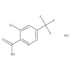 3-Chloro-5-(trifluoromethyl)picolinic acid hydrochloride Structure