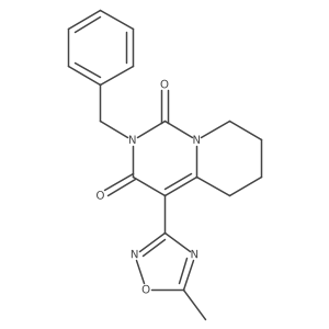 2-benzyl-4-(5-methyl-1,2,4-oxadiazol-3-yl)-5,6,7,8-tetrahydro-1H-pyrido[1,2-c]pyrimidine-1,3(2H)-dione Structure