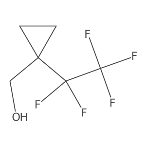 [1-(Pentafluoroethyl)cyclopropyl]methanol Structure