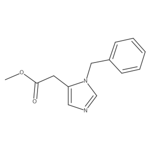 Methyl 2-(1-benzyl-1H-imidazol-5-yl)acetate Structure