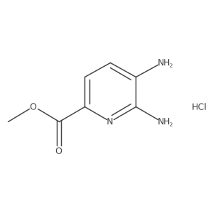 Methyl 5,6-diaminopyridine-2-carboxylate hydrochloride结构式