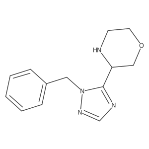 3-(1-benzyl-1H-1,2,4-triazol-5-yl)morpholine Structure