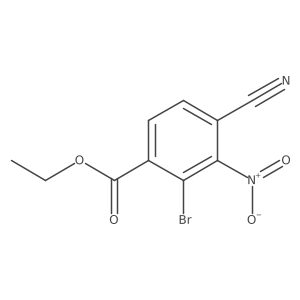 Ethyl 2-bromo-4-cyano-3-nitrobenzoate Structure