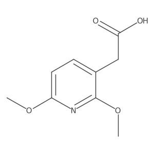 2-(2,6-Dimethoxypyridin-3-yl)acetic acid Structure