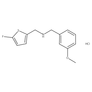 1-(5-fluoro-2-thienyl)-N-(3-methoxybenzyl)methanamine Structure