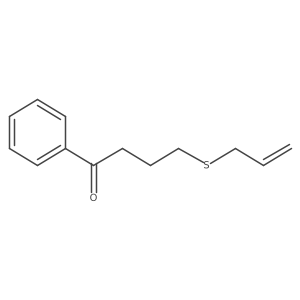 1-Phenyl-4-(prop-2-en-1-ylsulfanyl)butan-1-one Structure