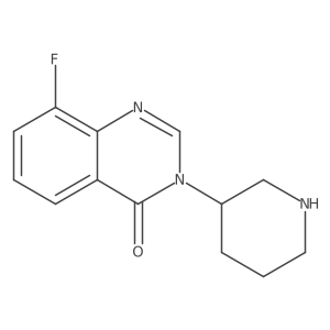 8-Fluoro-3-(piperidin-3-yl)-3,4-dihydroquinazolin-4-one Structure