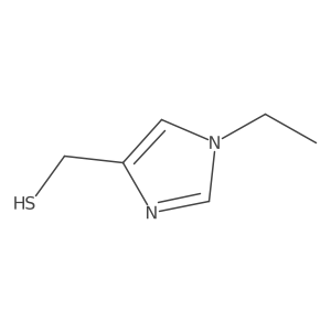 (1-ethyl-1H-imidazol-4-yl)methanethiol Structure