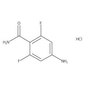 4-Amino-2,6-difluorobenzamide hydrochloride Structure