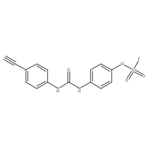 N-(4-ethynylphenyl)-N'-[4-[(fluorosulfonyl)oxy]phenyl]-Urea结构式