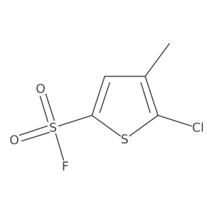5-Chloro-4-methylthiophene-2-sulfonyl fluoride Structure