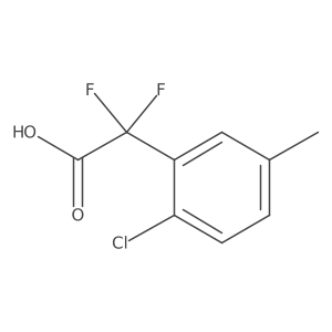 2-(2-Chloro-5-methylphenyl)-2,2-difluoroacetic acid Structure