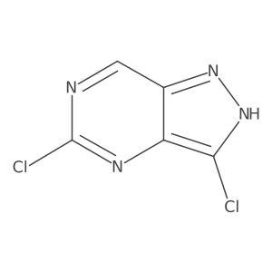3,5-Dichloro-1H-pyrazolo[4,3-d]pyrimidine结构式