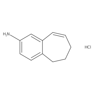 6,7-dihydro-5H-benzo[7]annulen-2-amine hydrochloride结构式