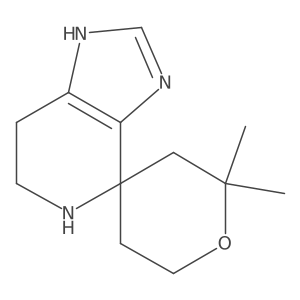 6',6'-Dimethyl-3,5,6,7-tetrahydrospiro[imidazo[4,5-c]pyridine-4,4'-oxane] Structure