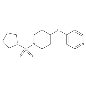 4-((1-(Pyrrolidin-1-ylsulfonyl)piperidin-4-yl)oxy)pyridine Structure