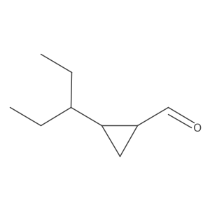 2-(Pentan-3-yl)cyclopropane-1-carbaldehyde结构式