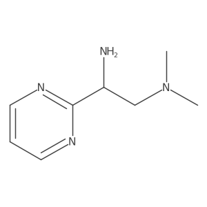 [(2S)-2-amino-2-(pyrimidin-2-yl)ethyl]dimethylamine结构式