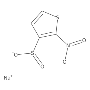 Sodium 2-nitrothiophene-3-sulfinate Structure
