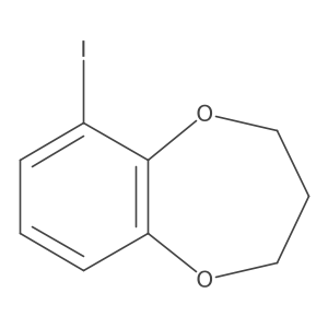 6-iodo-3,4-dihydro-2H-1,5-benzodioxepine Structure