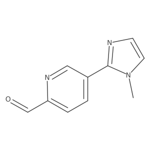5-(1-methyl-1H-imidazol-2-yl)pyridine-2-carbaldehyde Structure