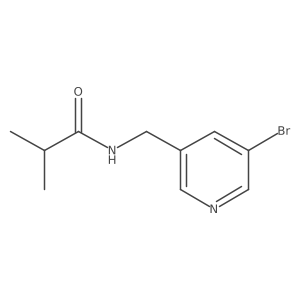 N-((5-bromopyridin-3-yl)methyl)isobutyramide Structure