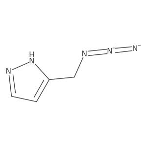 3-(azidomethyl)-1H-pyrazole结构式