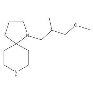 1-(3-Methoxy-2-methylpropyl)-1,8-diazaspiro[4.5]decane结构式