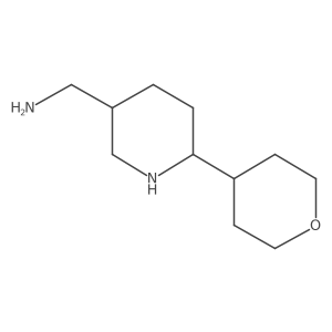 [6-(Oxan-4-yl)piperidin-3-yl]methanamine Structure
