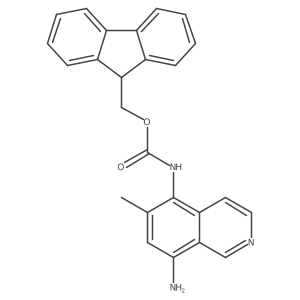 9H-fluoren-9-ylmethyl N-(8-amino-6-methylisoquinolin-5-yl)carbamate Structure