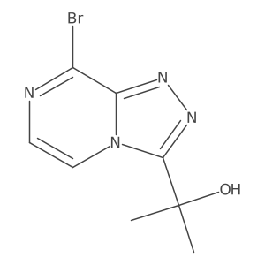 2-{8-Bromo-[1,2,4]triazolo[4,3-a]pyrazin-3-yl}propan-2-ol Structure