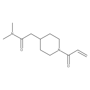 n,n-Dimethyl-2-[1-(prop-2-enoyl)piperidin-4-yl]acetamide结构式