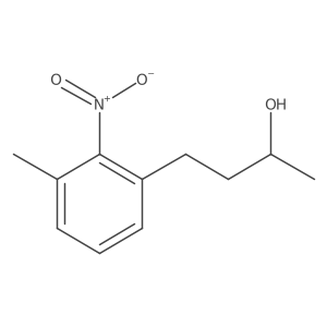 (2S)-4-(3-methyl-2-nitrophenyl)butan-2-ol结构式