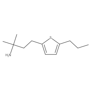 2-Methyl-4-(5-propylthiophen-2-yl)butan-2-amine Structure