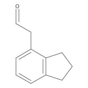 2-(2,3-dihydro-1H-inden-4-yl)acetaldehyde结构式