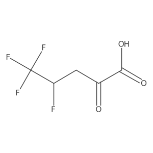 4,5,5,5-Tetrafluoro-2-oxopentanoic acid结构式
