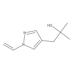 1-(1-ethenyl-1H-pyrazol-4-yl)-2-methylpropan-2-ol Structure