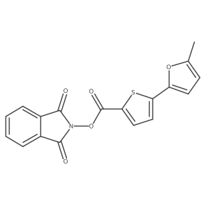 1,3-dioxo-2,3-dihydro-1H-isoindol-2-yl 5-(5-methylfuran-2-yl)thiophene-2-carboxylate Structure