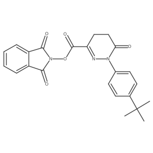 1,3-dioxo-2,3-dihydro-1H-isoindol-2-yl 1-(4-tert-butylphenyl)-6-oxo-1,4,5,6-tetrahydropyridazine-3-carboxylate Structure