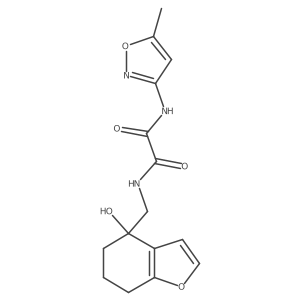 N1-((4-hydroxy-4,5,6,7-tetrahydrobenzofuran-4-yl)methyl)-N2-(5-methylisoxazol-3-yl)oxalamide Structure