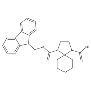 1-{[(9H-fluoren-9-yl)methoxy]carbonyl}-8-oxa-1-azaspiro[4.5]decane-4-carboxylic acid Structure