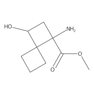 Methyl 1-amino-3-hydroxyspiro[3.3]heptane-1-carboxylate Structure