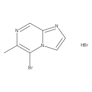 5-Bromo-6-methylimidazo[1,2-a]pyrazine hydrobromide结构式