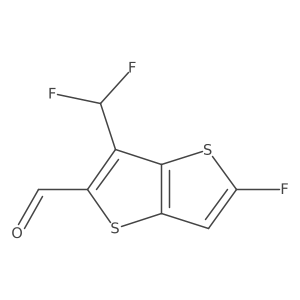 3-(Difluoromethyl)-5-fluorothieno[3,2-b]thiophene-2-carbaldehyde Structure