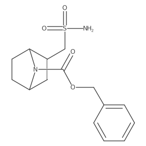 Benzyl 2-(sulfamoylmethyl)-7-azabicyclo[2.2.1]heptane-7-carboxylate Structure